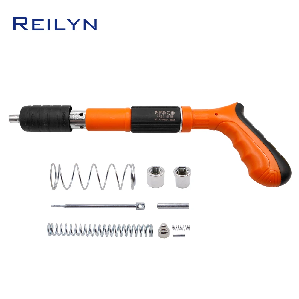 

Mini Ceiling Nail Gun Concrete Nailer Multifunctional Manual Steel Nail Gun for Wall Ceiling Carpentry Tool Quick Fastening