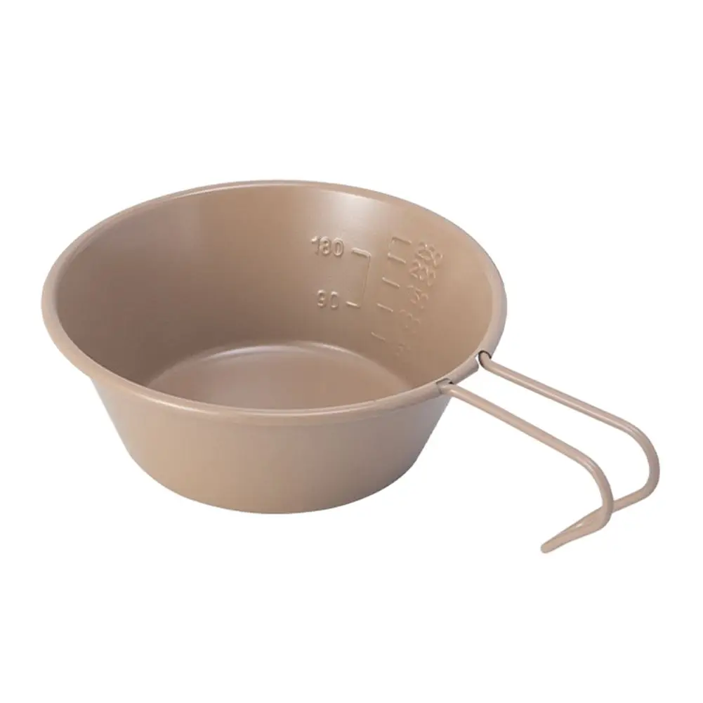 310ml Stainless Steel Shiraz Bowl Camping Dish Sierra Cup Tableware Hiking Picnic Lack Syrah Bowl Camping Shochu Cup