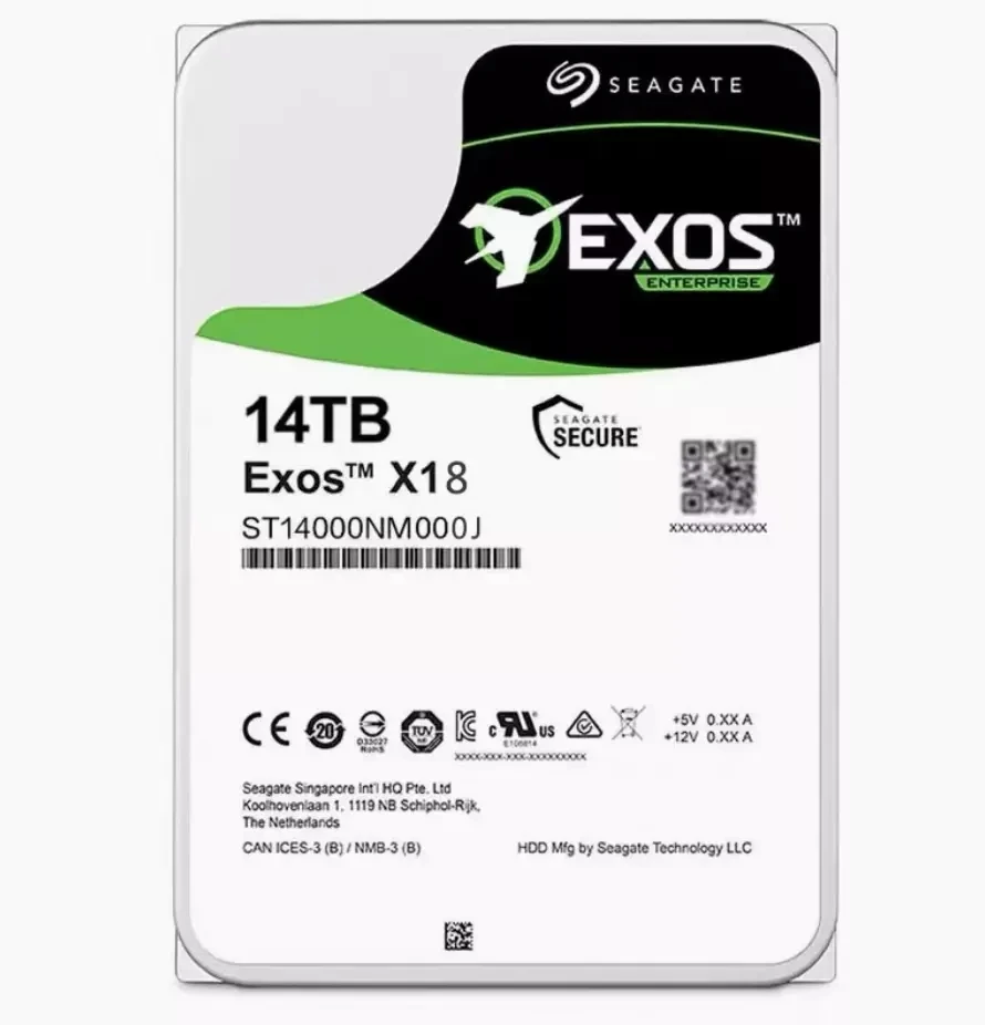 For New Seagate Exos X18 ST14000NM000J 14TB SATA 6Gb/s 256 MB 7200 rpm HardDrive HDD