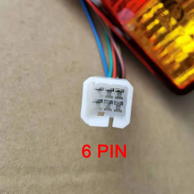 المصد الخلفي الذيل ضوء مصباح الضوء الخلفي المصابيح الخلفية ضوء الفرامل ل DFSK دونغفنغ Sokon شاحنة صغيرة K01/K02/C31/C32 قطع الغيار #4