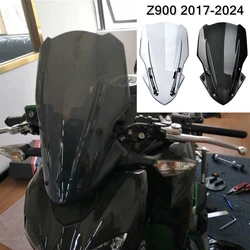 Z 900 Z900 Windshield Windscreen Wind Deflectors For Kawasaki Z900 2017 - 2024 2018 2019 2020 2021 2022 2023 ﻿