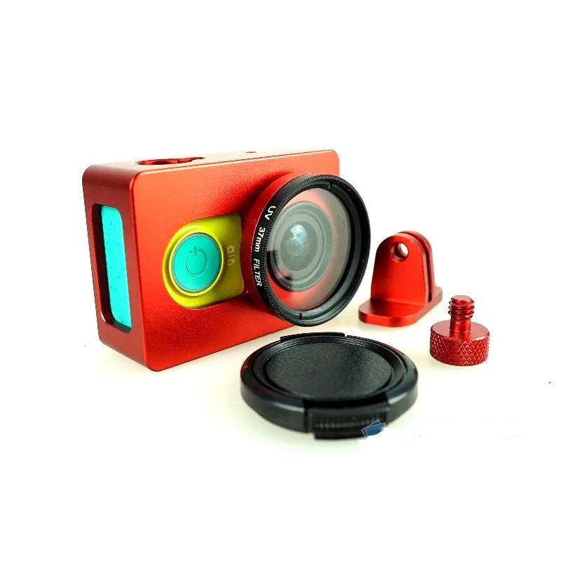 Fro Xiaomi Yi 1 Camera Accessories Filter Protective Case/Cover/Metal Aluminium alloy Action Camera Huppor Holdert Protect Frame