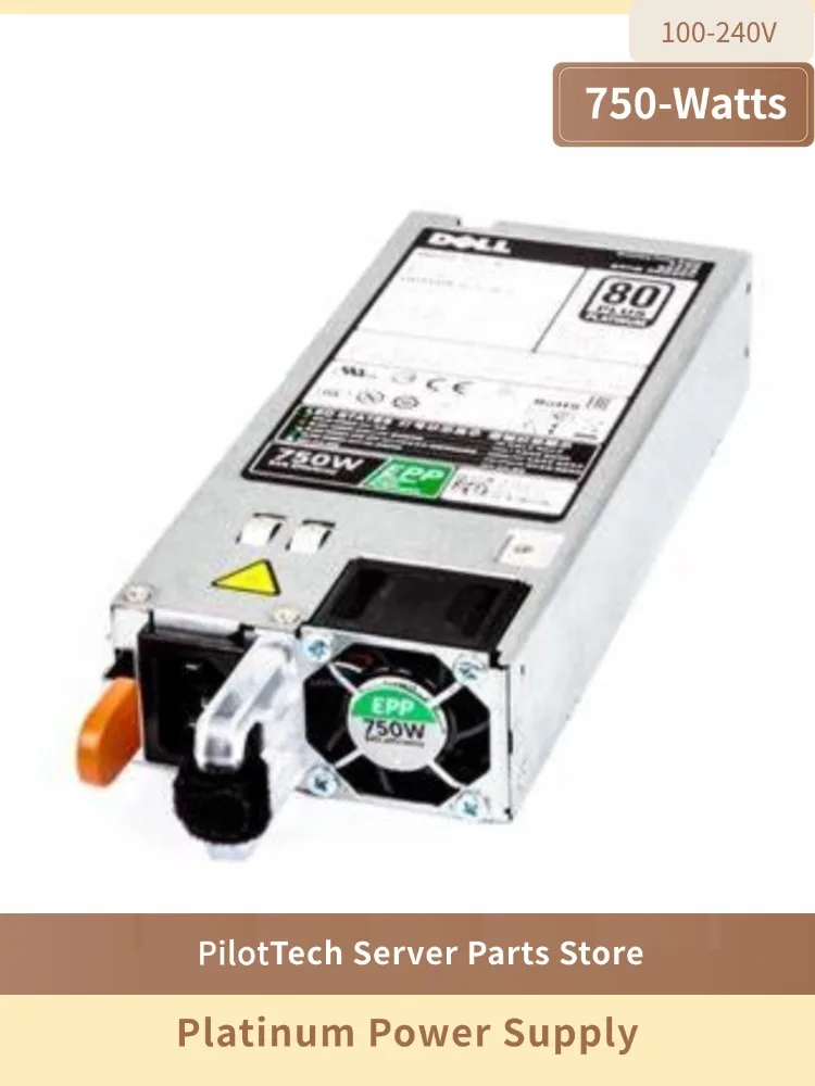 

L750E-S0 750-Watts 100-240V Ac 50-60Hz 80-Plus Platinum Powerply for Poweredge R630/R730Xd