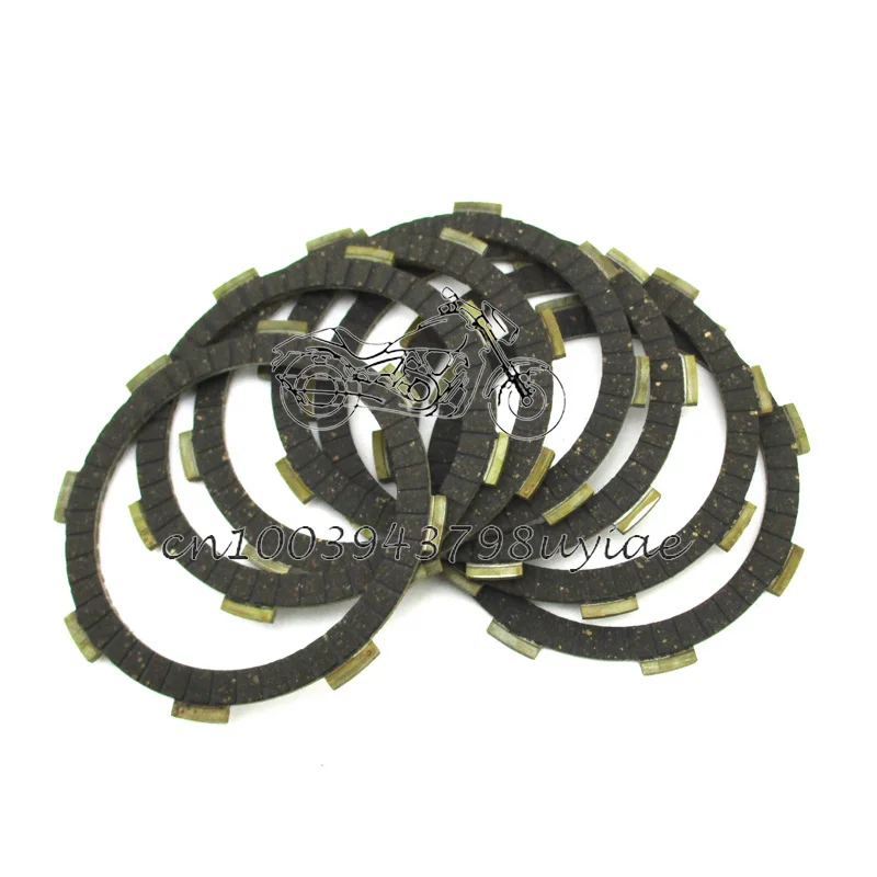 

motorcycle 7 pcs Engine Clutch Friction Plate For CG CB 200cc 250cc Dirt Bike 4 Wheelers ATV Quad Shineray Bashan Zongshen