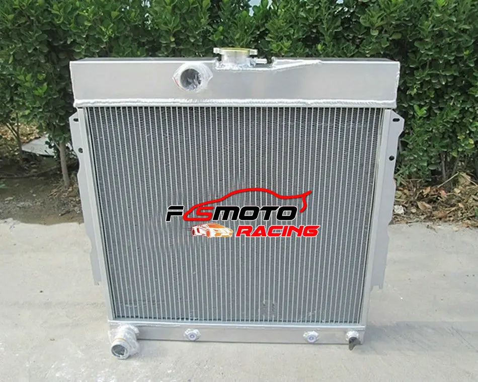Aluminum Radiator + Fan For Plymouth Valient/Station Wagon FIit Dodge V8 1963 1964 1965 1966 1967 1968 1969