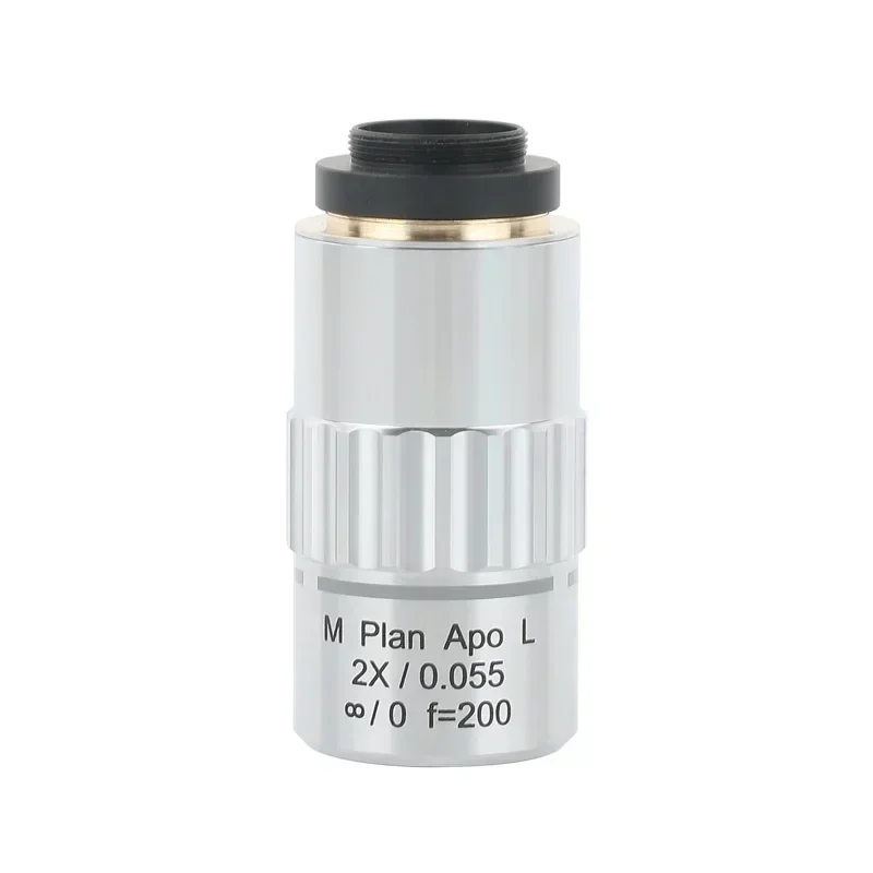 2X 5X 10X 20X 50X Achromatic Compound Microscope Objective Lens  For Coaxial Light Monocular Zoom Lens