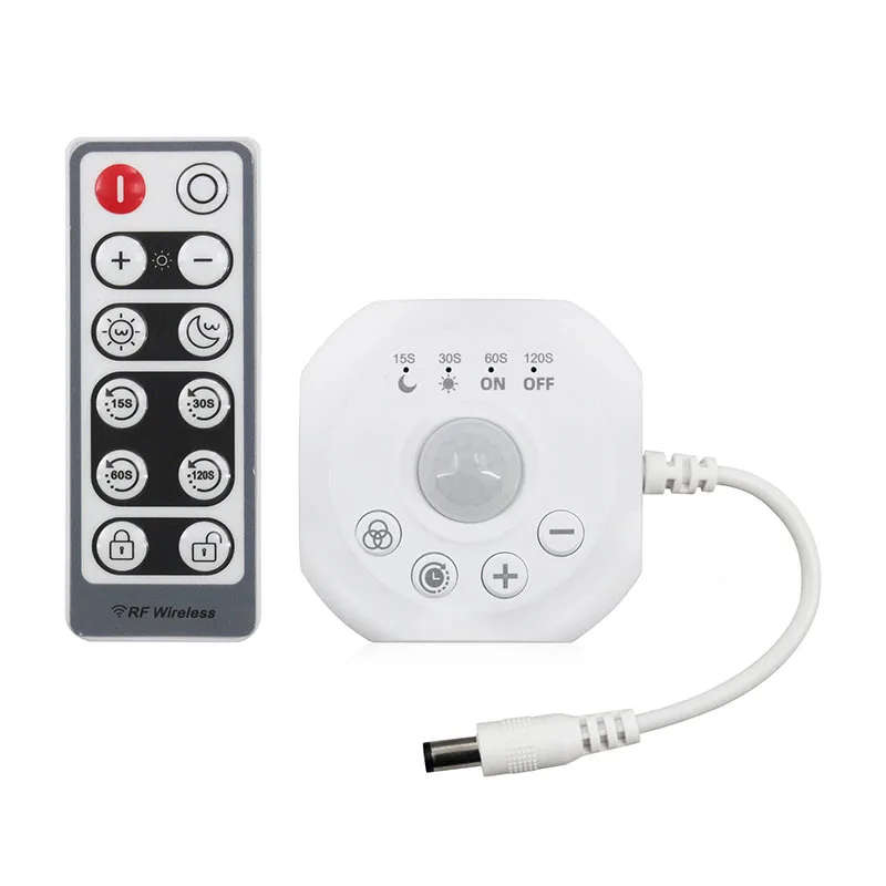 New human body sensing monochromatic light sensor LED strip lamp controller PIR sensing dimming controller