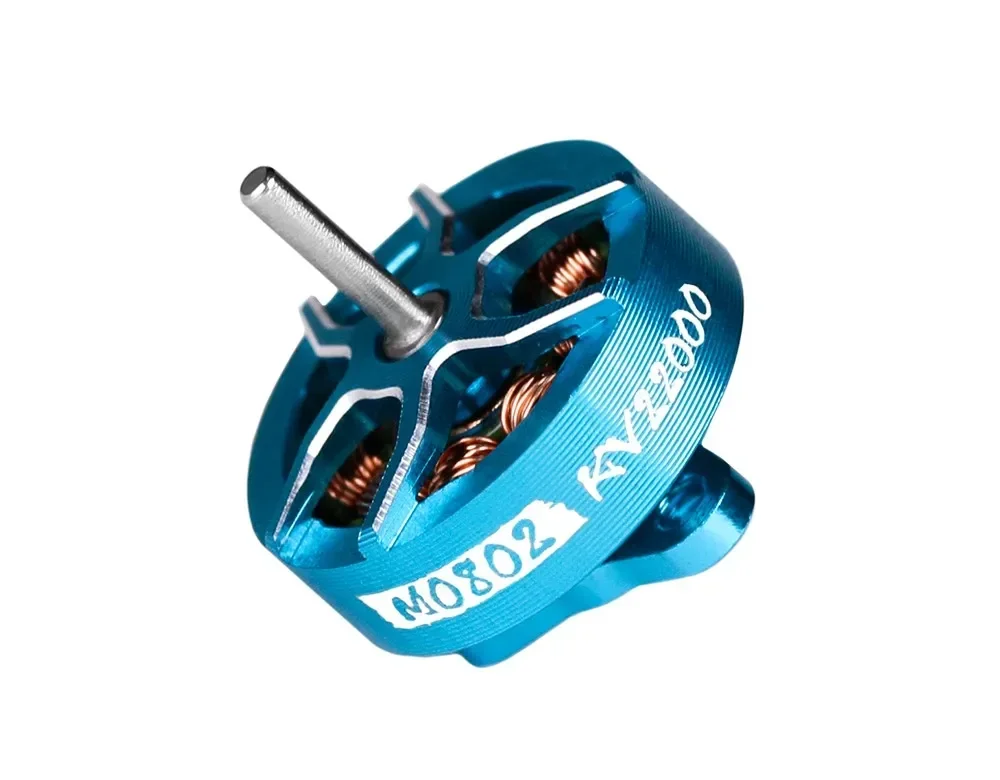T-Motor M0802 Micro Brushless Motor, 19000-27000KV (1S) – High-Speed, Lightweight for 65-75mm Tiny Whoop FPV Racers