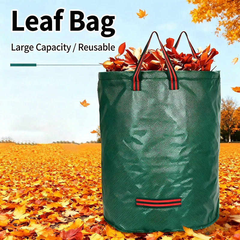 Multi-purpose Garden Collection Bag, Waterproof & Dustproof, Store Leaves, Weeds and Cut Plant Branches Outdoors