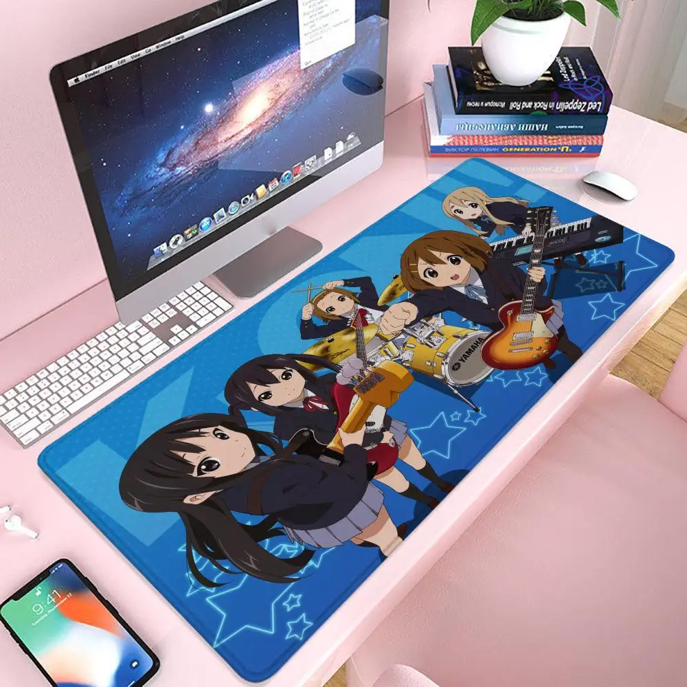 

K-on коврик для мыши игровой 900 × 400 коврик для мыши Gamer Xxl коврик для мыши офисные аксессуары длинный коврик для клавиатуры коврик для компьютерного стола
