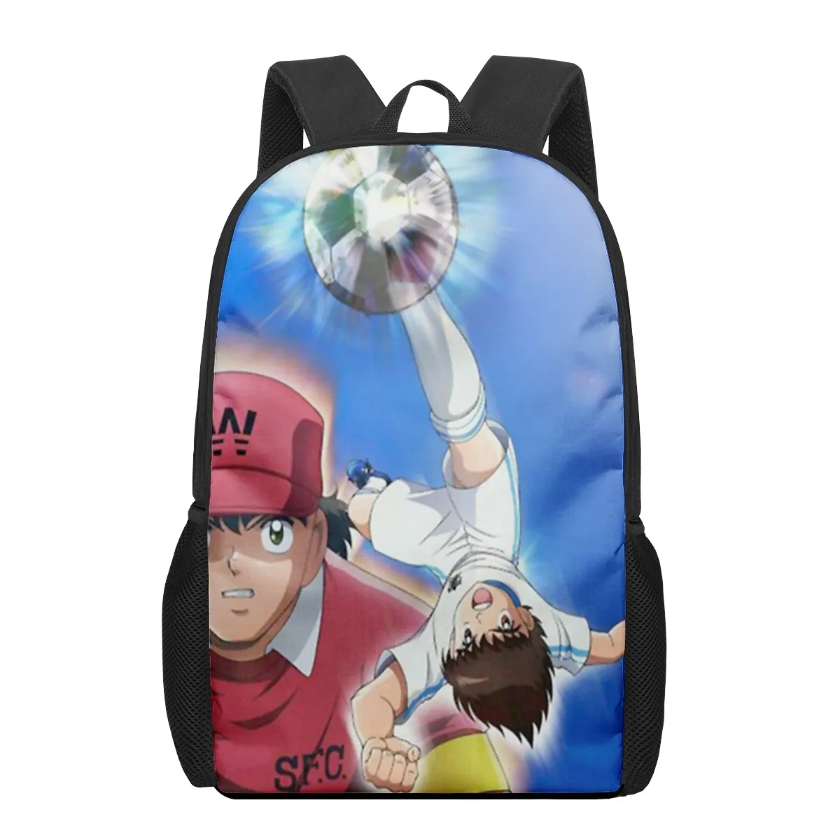 Mochilas escolares de anime Capitán Tsubasa para niños y niñas, mochilas escolares con estampado 3D, mochila para niños, mochila para guardería,