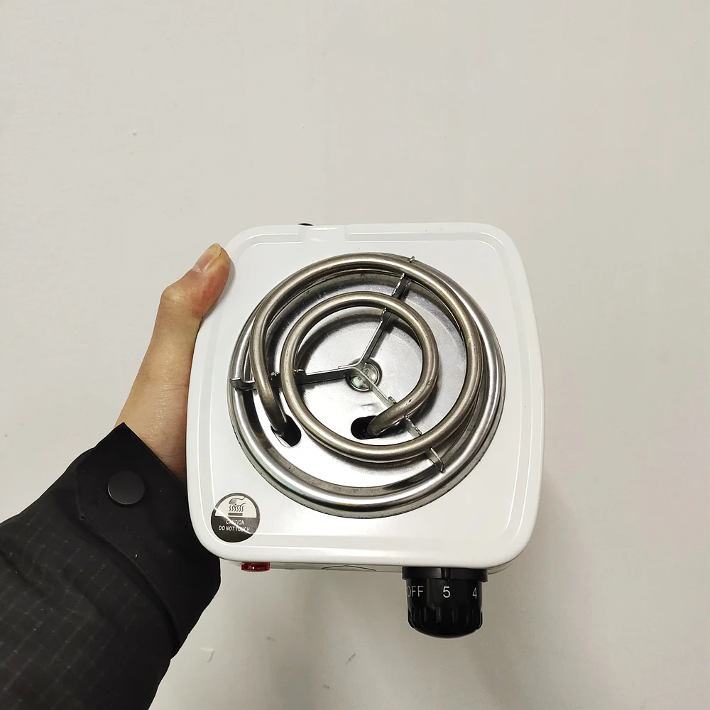 خمسة سرعات وضع التدفئة التلقائي درجة حرارة ثابتة وحماية الحرارة الزائدة النرجيلة موقد فحم الفحم الموقد لوحة ساخنة 500 واط