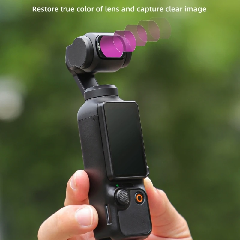 Pocket 3 カメラフィルター MCUV CPL ND8 ND16 ND32 ND64 フィルターセット用レンズフィルター アクションカメラアクセス用