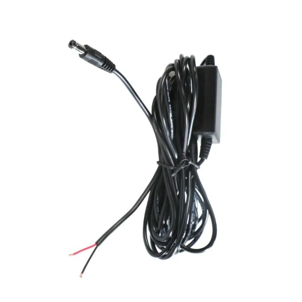Car-mounted DC 9V–40V To DC 5V Step-Down Transformer Power Cord Cable DC5521 Connector Interface Suitable For 5V-powered Product