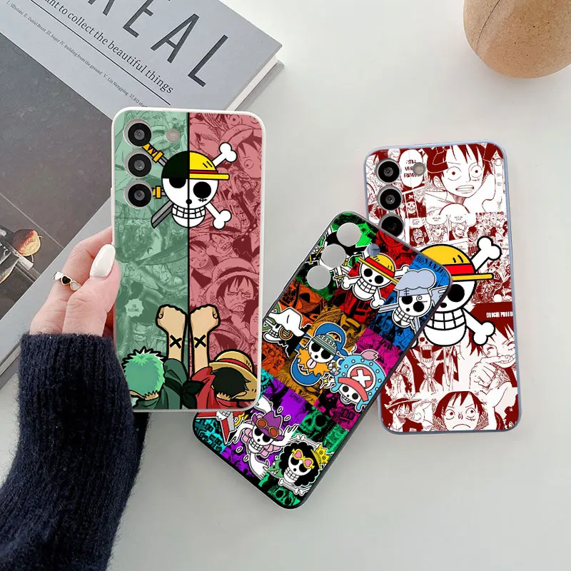 

Anime One Pieces Luffys Zoro Phone Case For Samsung Galaxy S26 S25 Ultra S24 S23 S22 Plus S21 S20 FE S26 A37 A57 Silicone Cover