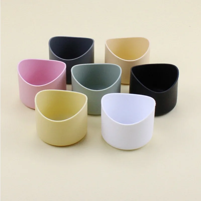 7cm Dia Anti Scalding Colorful Non-slip Silicone Bottom Boot Water Bottles Beverage Cup Sleeve