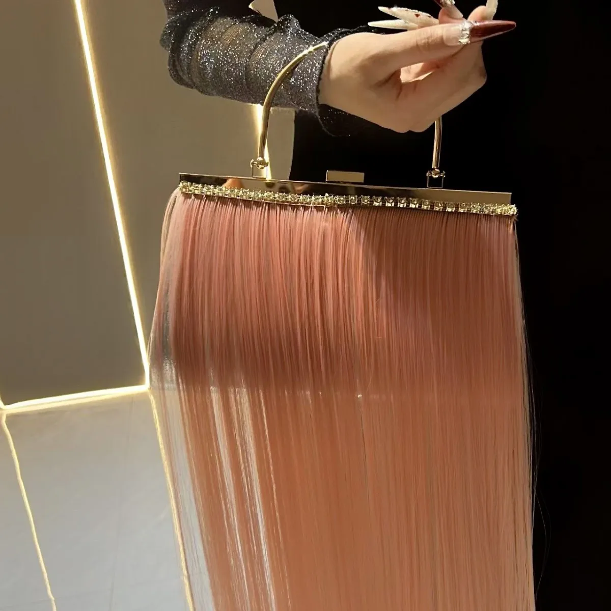 

Плиссированная сумка-клатч с узором в виде ракушки, большая вместительная сумка через плечо, женская сумка для вечеринок