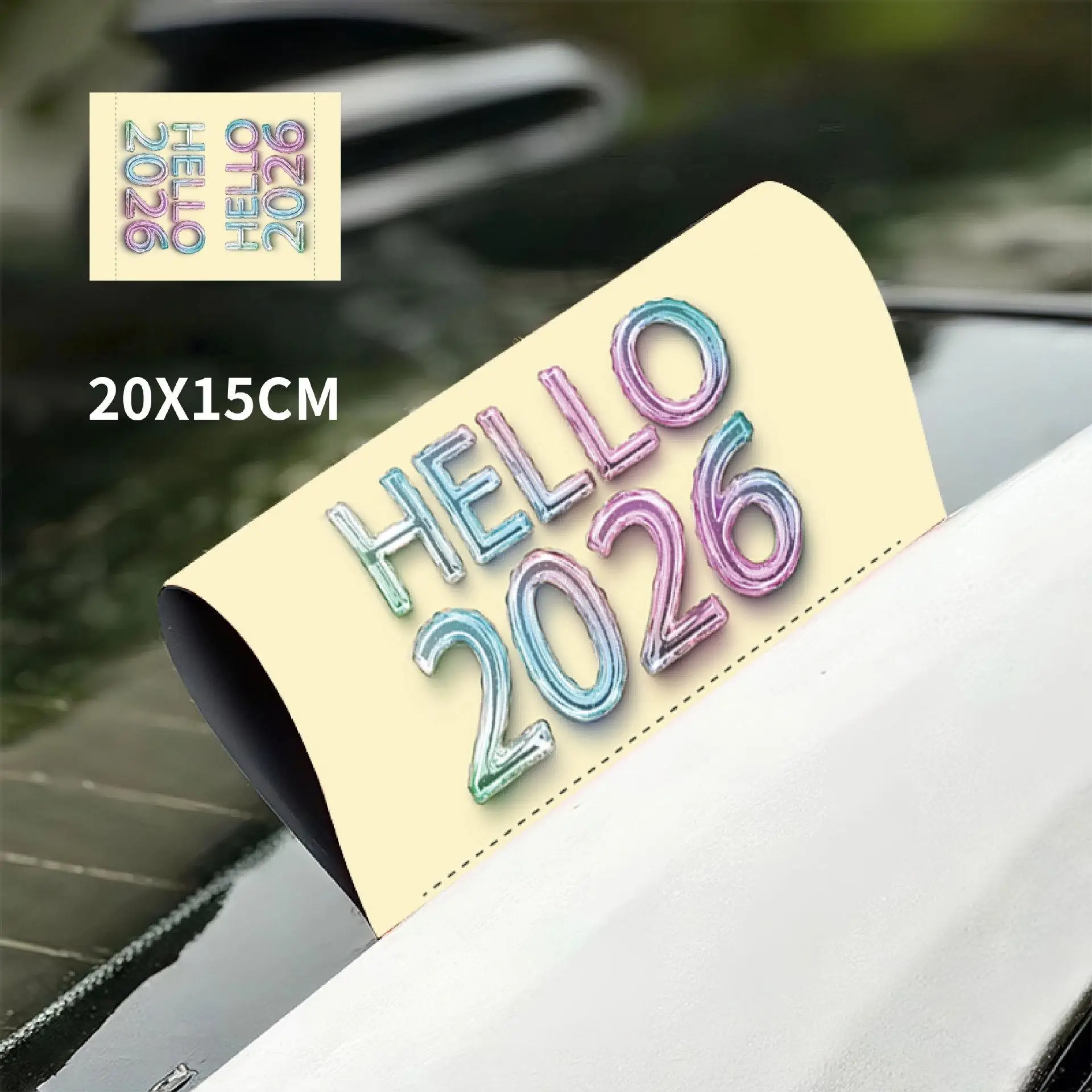Customized Car Wash Rear Wash Label Decorative Stickers Creative Logo PVC Label Adhesive Waterproof Stickers