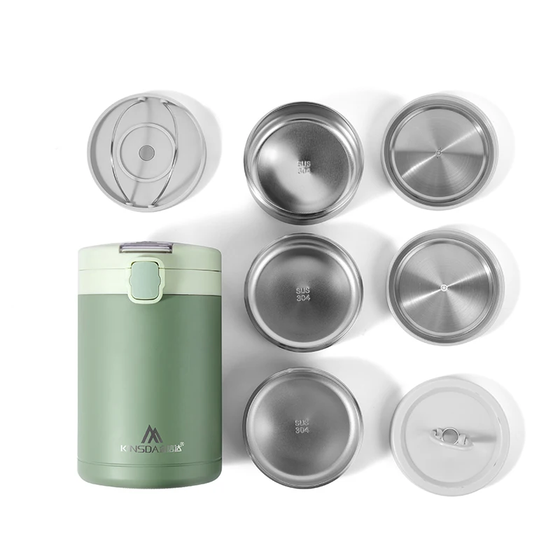 Portability Lunchbox  Durable Edelstahl  1500ML Bento   Top Selling Double Layer Stainless Steel Vacuum Insulated Food Bottle