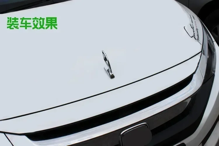 Auto Hood Bonnet Emblem/Head Chrome Alloy Universal Car-styling for Peugeot Skoda VW Mazda Civic Accord Excelle Accessories