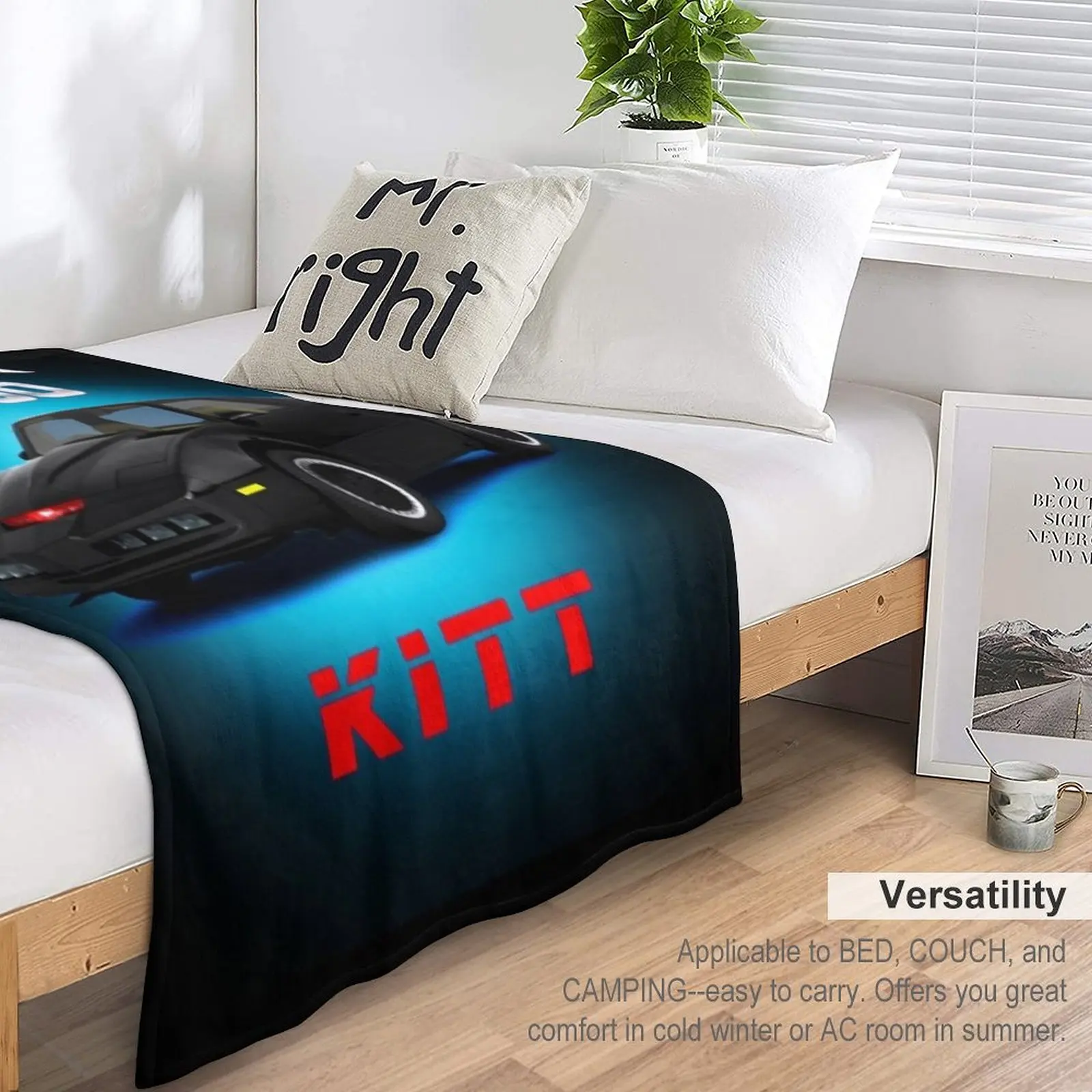 K2000 knight rider Throw Blanket manga Luxury Blankets