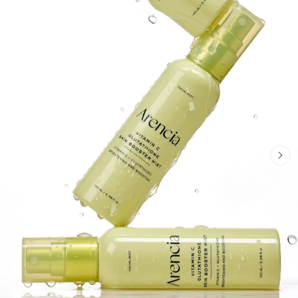 Arencia Vitamin C Glutathione Serum/Skin‑Booster Mist Brightening Hydrating Portable Anti‑Oxidation Fine Facial Mist Dull‑Skin