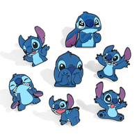 Disney Lilo & Stitch Enamel Pin Cute Cartoon Figure Stitch Metal Badge Brooch Jacket Jeans Lapel Pin Kawaii Jewelry Accessories