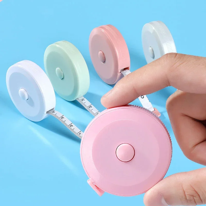 Nordic Style Portable Tape Measure Cute Small Ruler Mini Measuring Tape Measure Three Dimensions Apparel Measuring Supplies