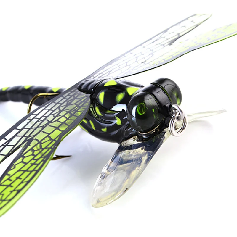 Topwater Dragonfly Dry Flies Insect Fly Fishing Lure 6G 7.5CM Trout Popper Artificial Bait Wobblers For Trolling Hard Lure