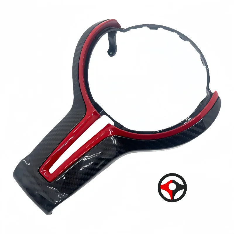 

Direct Fit for Steering Wheel Carbon Fiber Trim Cover - Fits F Series G Series Models M Performance