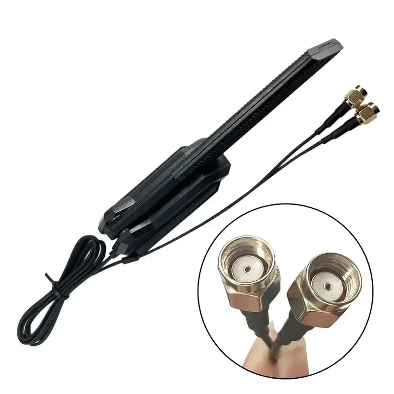 WiFi 6E 2.4GHz 5GHz Antenna Cable for ASUS 2T2R ROG Strix B660-I/Z590-E Z590-F Z590-I/Z690-A STRIX X670E-A MOVING ANTENNA zm view 2