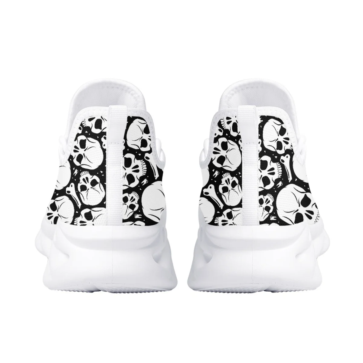 Belidome Skeleton Skull Womens Mesh Running Shoes Casual Athletic Sneakers Non Slip Womens Walking Tennis Shoes Zapatos Mujer
