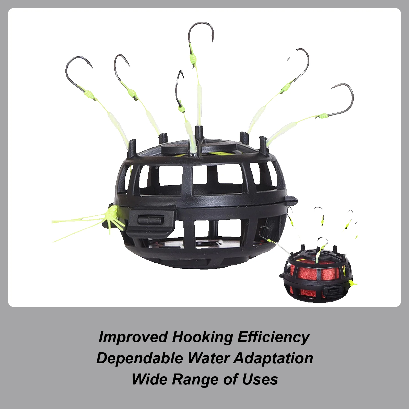

Carp Hooks Bait Cage Trap Bass Hooks Professional Carp Feeder Rig For Men Freshwater Angler Catfish Saltwater River