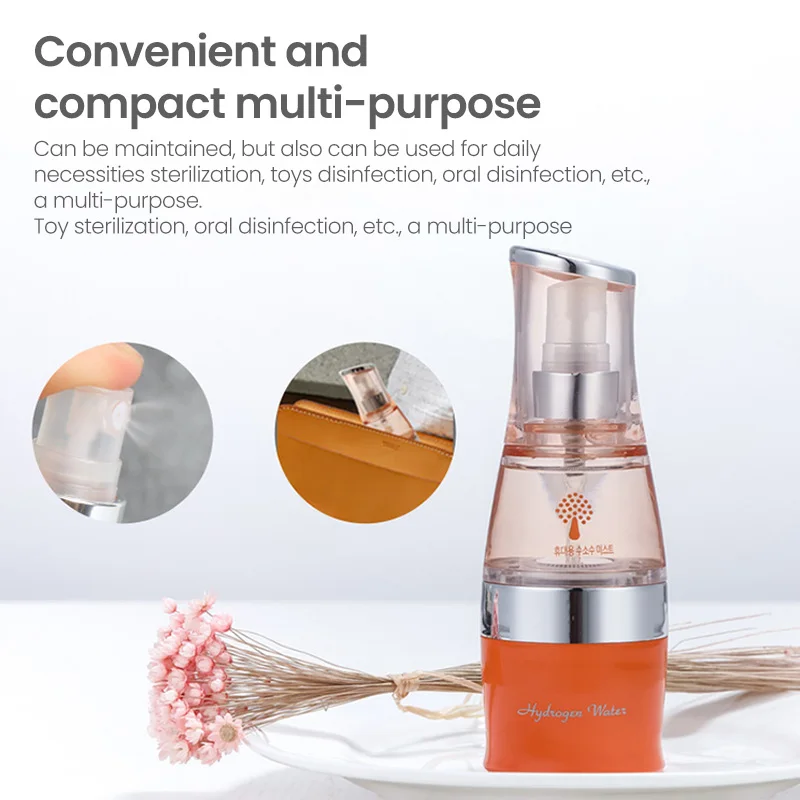 Hydrogen-Rich Moisturizing Humidifier Sprayer Moisturizing Water Handheld Women Anti-Aging Beauty Instrument Water Spray Bottle