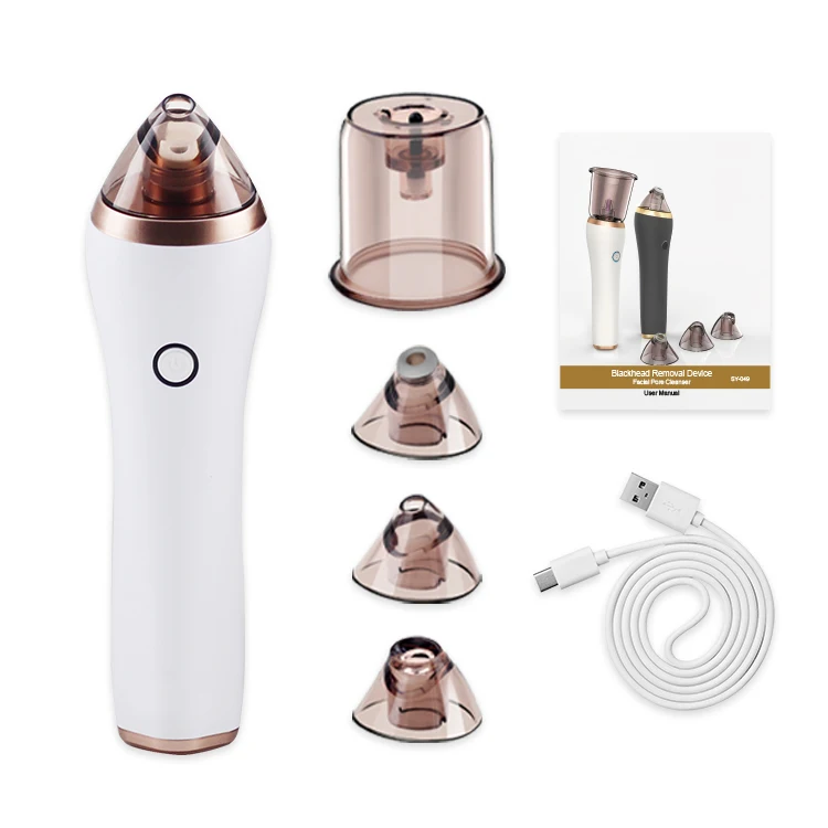 Visage nez nettoyage en profondeur soin bouton Comodo point noir aspiration aspirateur points noirs élimination visage aspirateur avec appareil photo