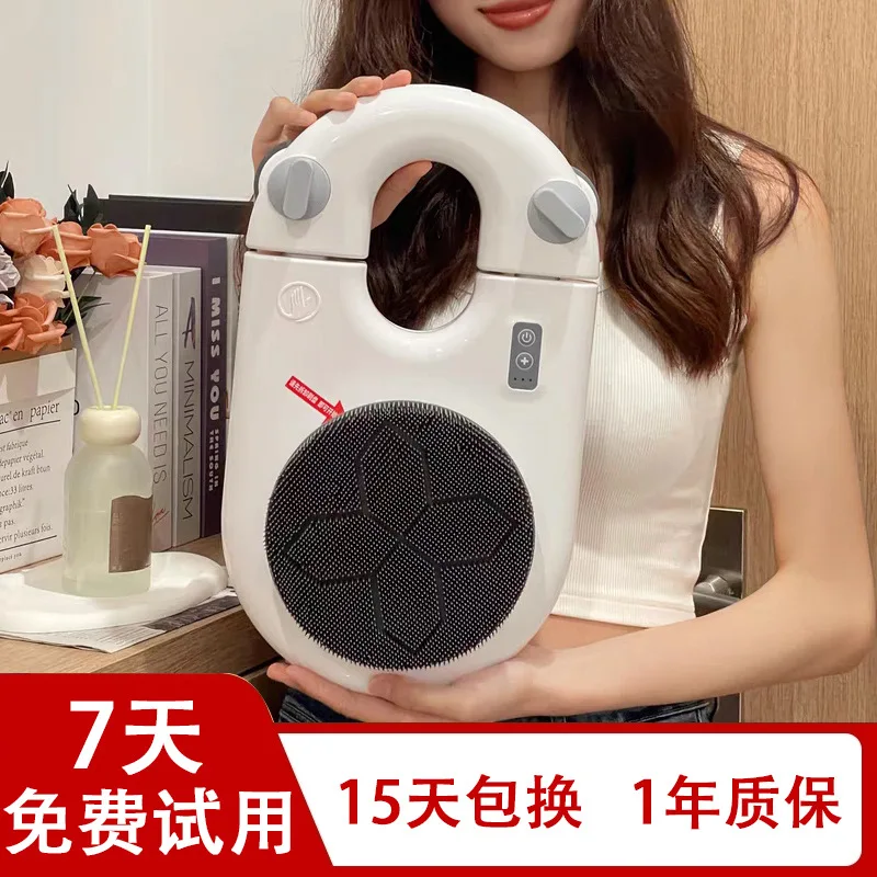 

Suitable for Household Electric Bath Rubber Wall-mounted Back Rubber Brush Lazy Bathroom Brush Artifact Gifts