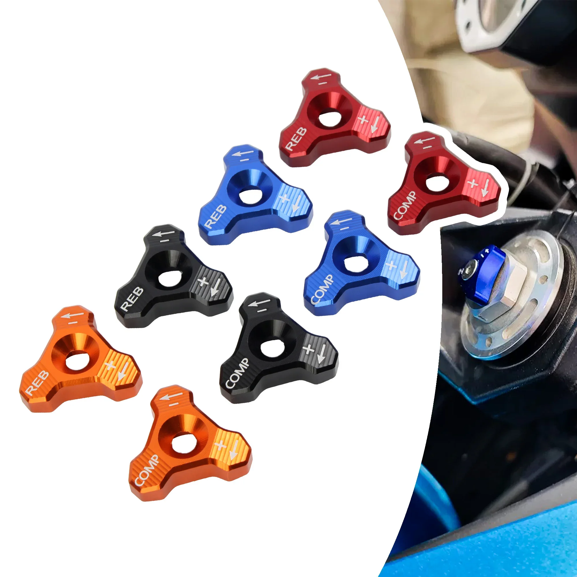 

Motorcycle CNC Aluminum Front Fork Shock Absorber Adjuster Knob Motocross Accessories For KTM EXC XC SX SXF XCF125-530 690 Duke