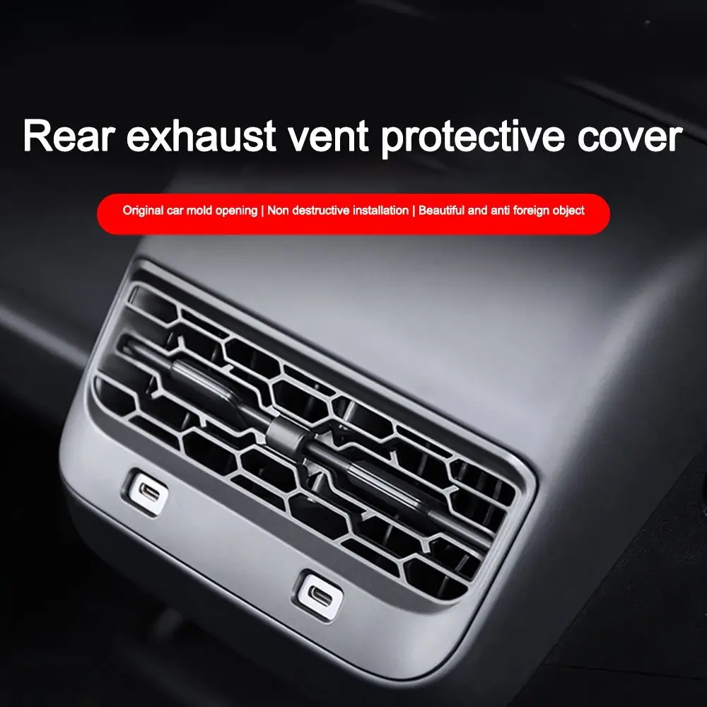 

Anti-dust Car Air Outlet Cover DIY Adjustable Vent Outlet Dust Cover Self-adhesive for Tesla Model 3/Y Juniper Launch 2025