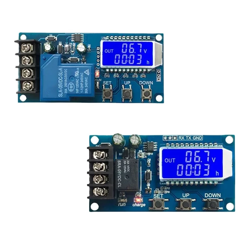 6-60v 30A 10A Lead-acid Solar Battery Charge Controller Protection Board charger Time switch 12v 24v 36v 48v battery capacity