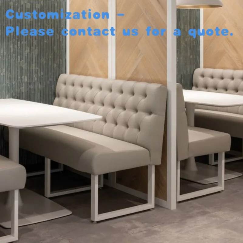 

custom.Commercial Canteen Furniture Fast Food Wood Booth Seating Dining Tables Chairs Restaurant Sofa Sets