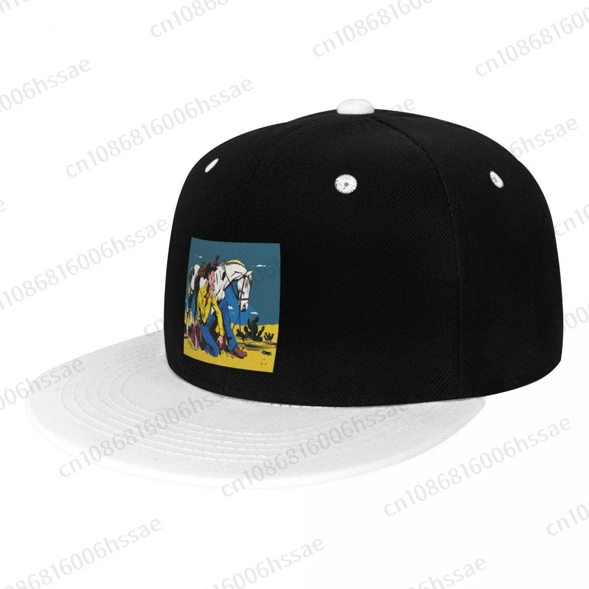 Lucky Luke Anime Cartoon Cowboy Hip Hop Baseball Caps Running Adult Men Women Flat Hats Fashionable Outdoor Hat