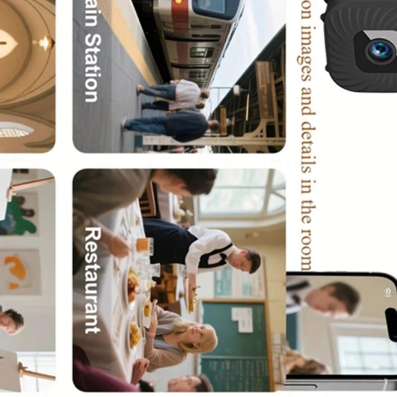 New Mini 4K HD WiFi Wireless Security Camera Portable Surveillance Camcorder Infrared Night Vision Remote Monitor Video Recorder
