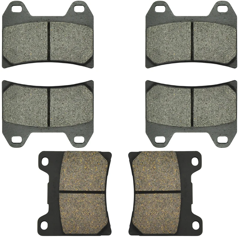 Motorcycle Brake Pads Front&Rear For Yamaha XJR1300 XJR 1300 5EA1/5EA7 Brembo calipers  320mm front discs 1998 1999