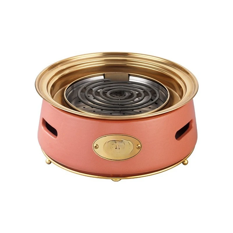 Electric oven, round grate barbecue mud stove, Korean commercial upper exhaust smoke mosquito coil tube barbecue shop stove