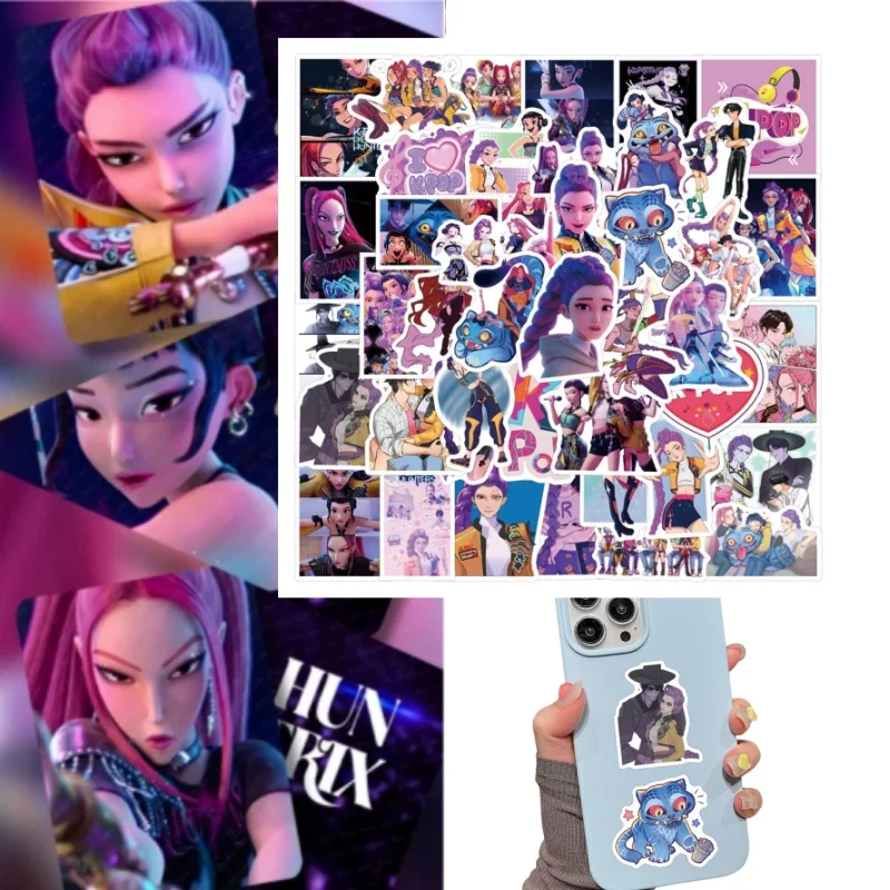 

55pcs Movie KPop Stickers Derpy Tiger Waterproof Graffiti DIY Phone Case Laptop Cool Scrapbooking Sticker