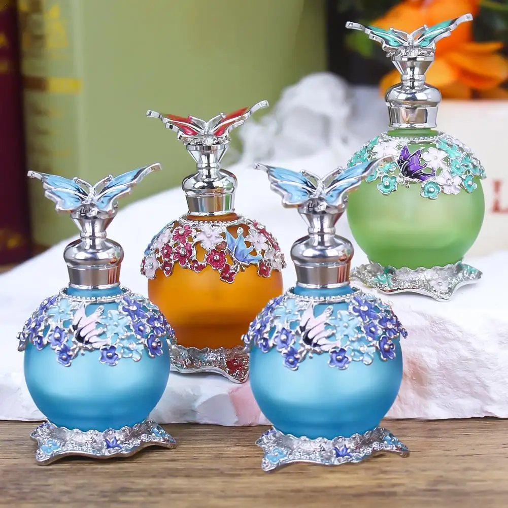 Bottle Lotion Bottling Bottle Women Oils Dropper Bottle Essential Oil Bottle Empty Cosmetics Container Butterfly Perfume Bottle