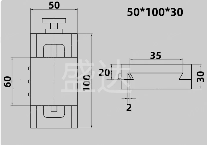 Screw rod sliding table cast iron with handwheel drag plate linear guide rail woodworking machinery linear guide