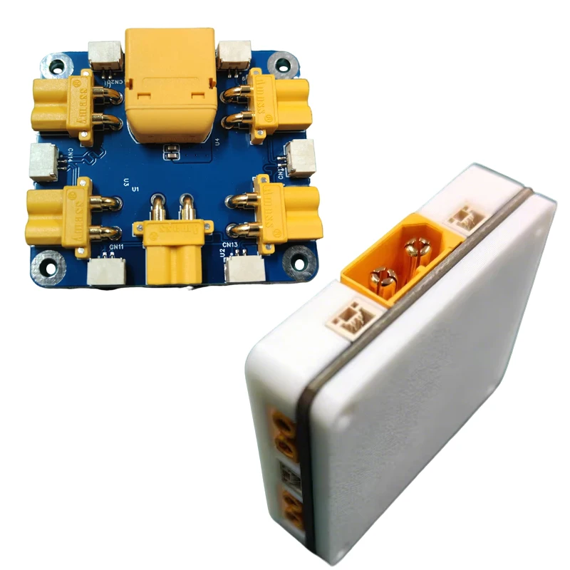 1PCS Power Hub Center Board 6-Channel CAN Distribution Board with XT60 XT30 Interfaces Compact Integrated Layout for RC Models