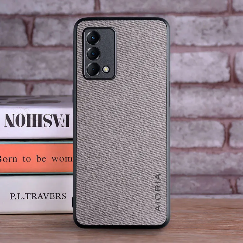 Case for OPPO Realme GT Master Edition 5G coque Luxury textile Leather skin soft phone cover for realme gt master case funda