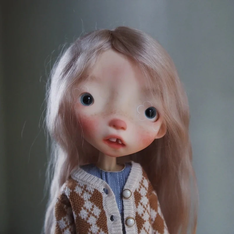 Boneca bjd 1/6, cabeça de maquiagem para meninas, brinquedo corporal de resina de alta qualidade, presente de aniversário, bonecas de anjo em ofertas, bonecas articuladas